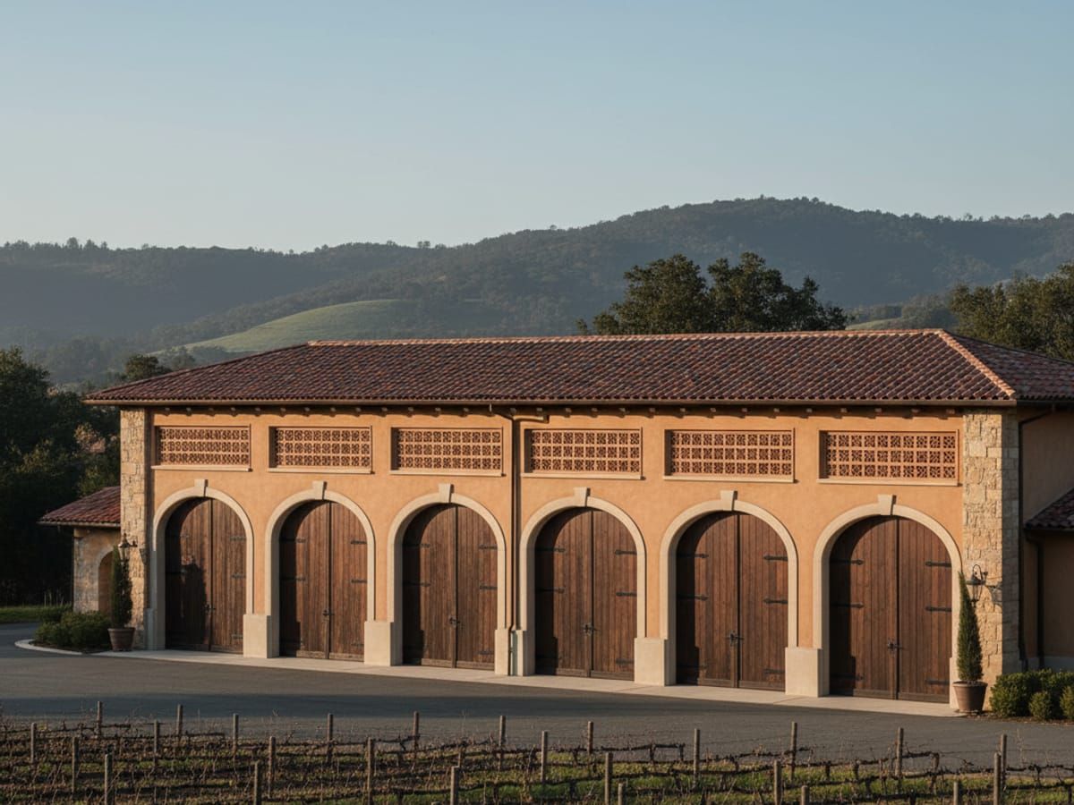 Boat storage structure with tall clearance doors