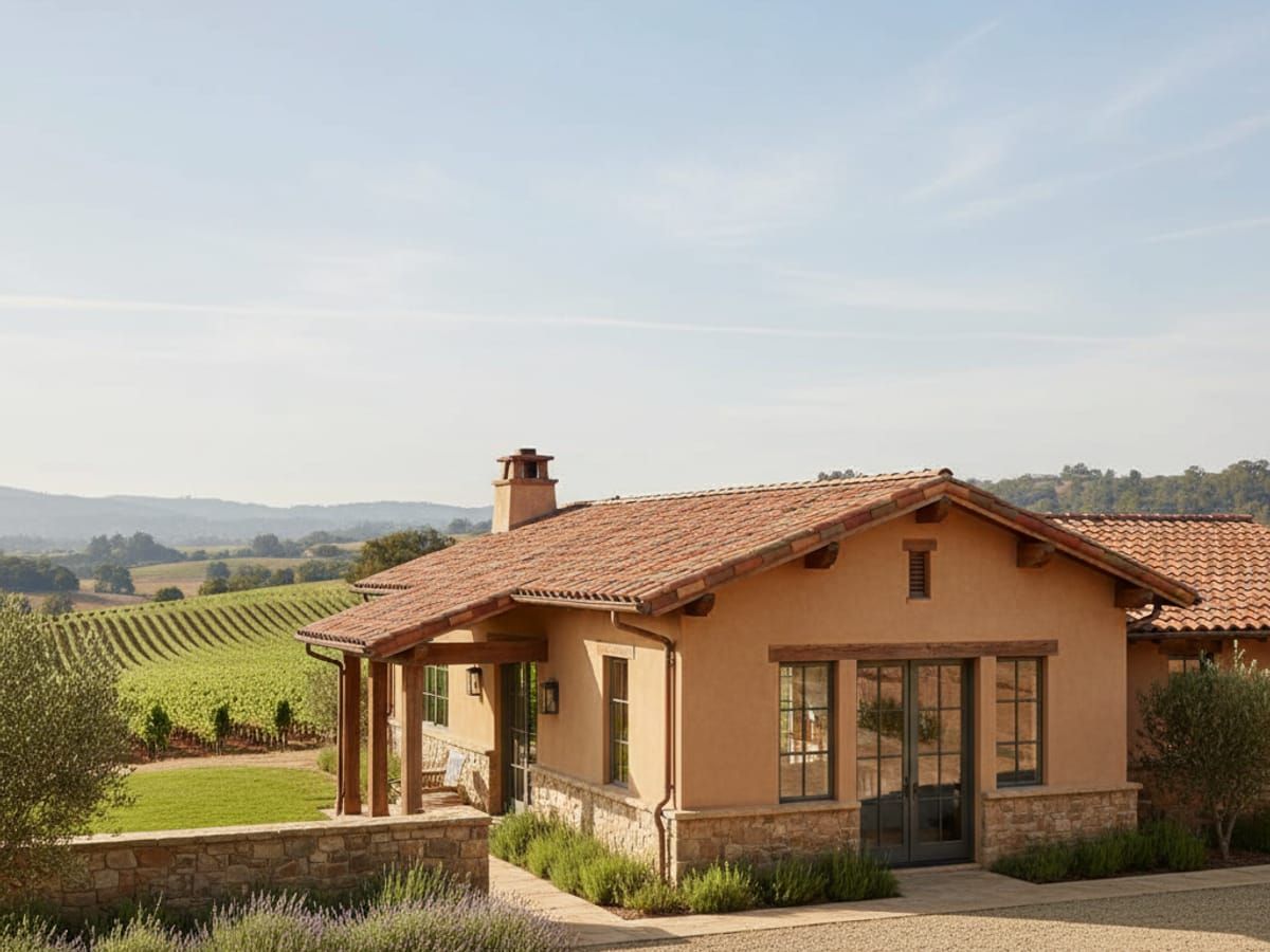 Custom guest house in Healdsburg