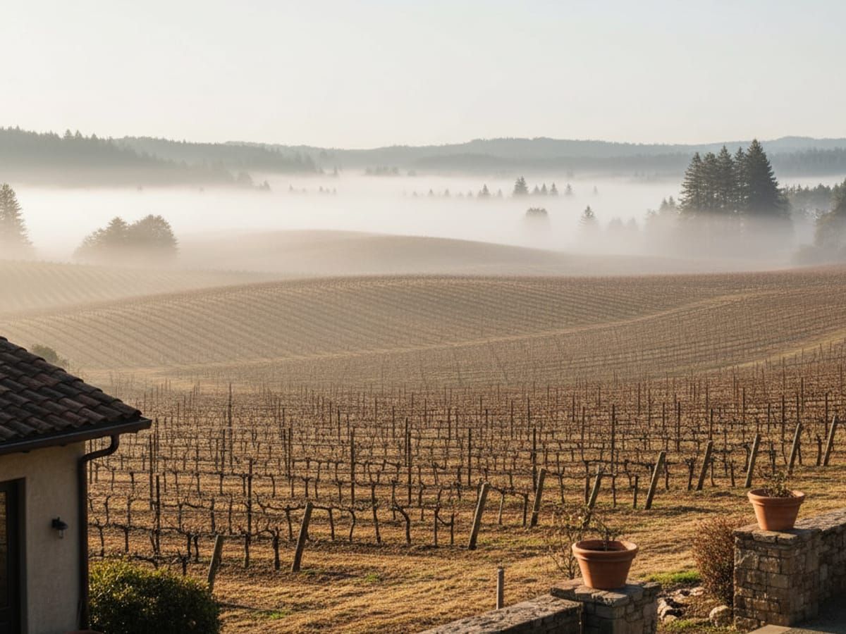 Russian River Valley Pinot Noir vineyards