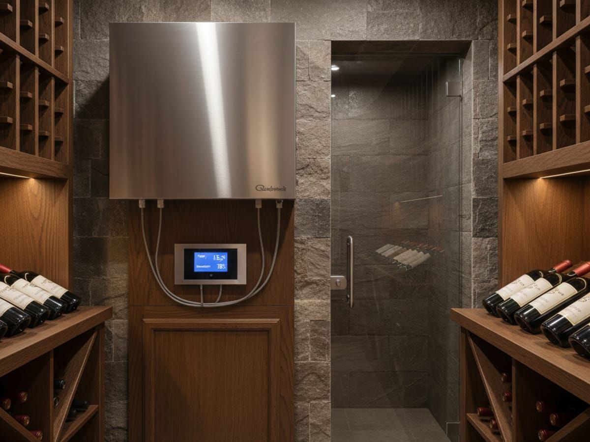 Wine cellar climate control system